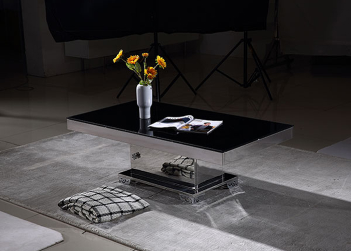 米克玻璃茶幾A03，上海玻璃茶幾，【尺寸 價格 圖片 品牌】